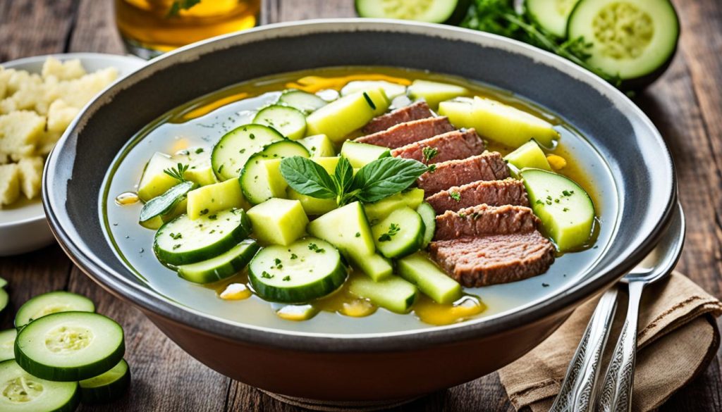 מרק רסולניק עם קישואים מרק רסולניק עם קישואים